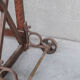 Antique industrial wooden french staircase