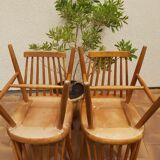 4 Scandinavian chairs like "Stockholm"