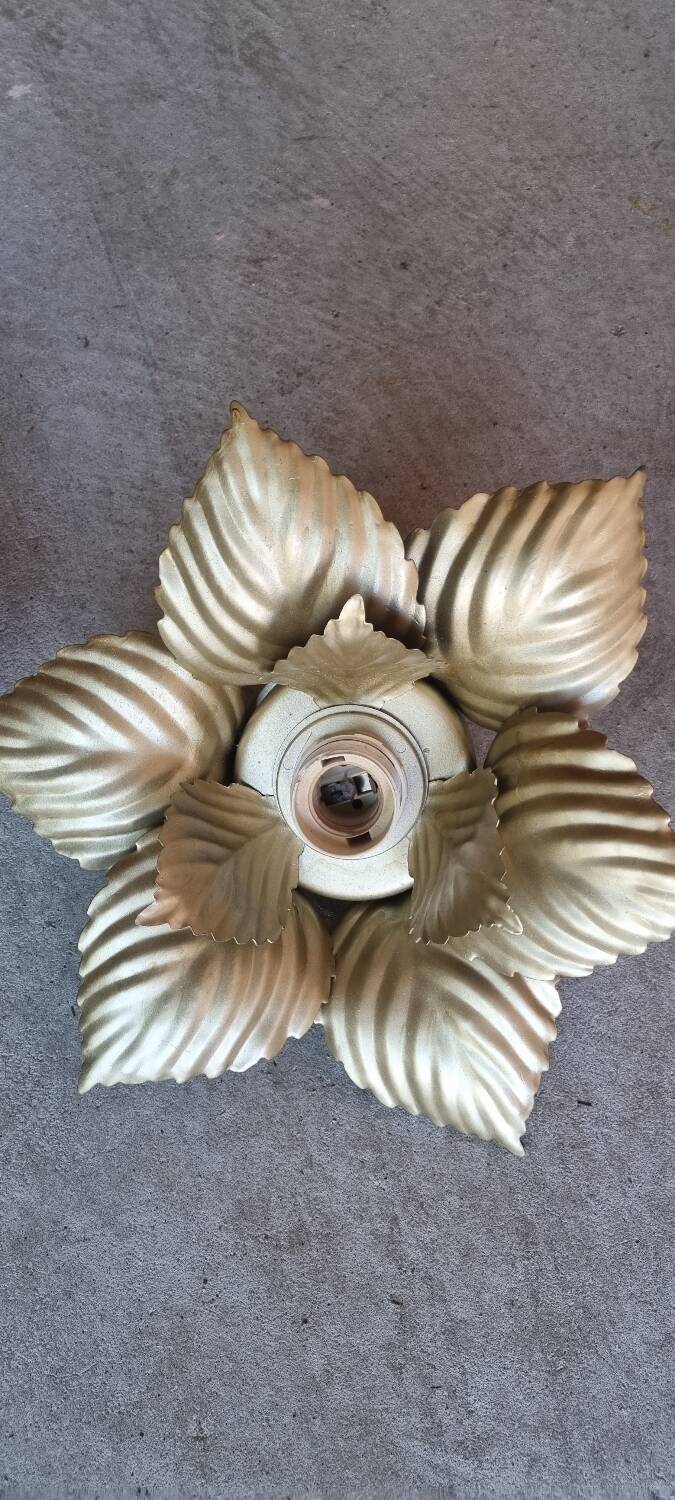 Pair of Masca flower wall lights