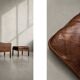 Vintage Mid-Century Danish Modern Lounge Leather Chair & Ottoman Model 2207