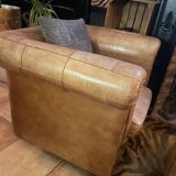 Chesterfield patchwork armchair