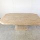 Vintage tesselated stone dining table by Maithland smith, 1970s