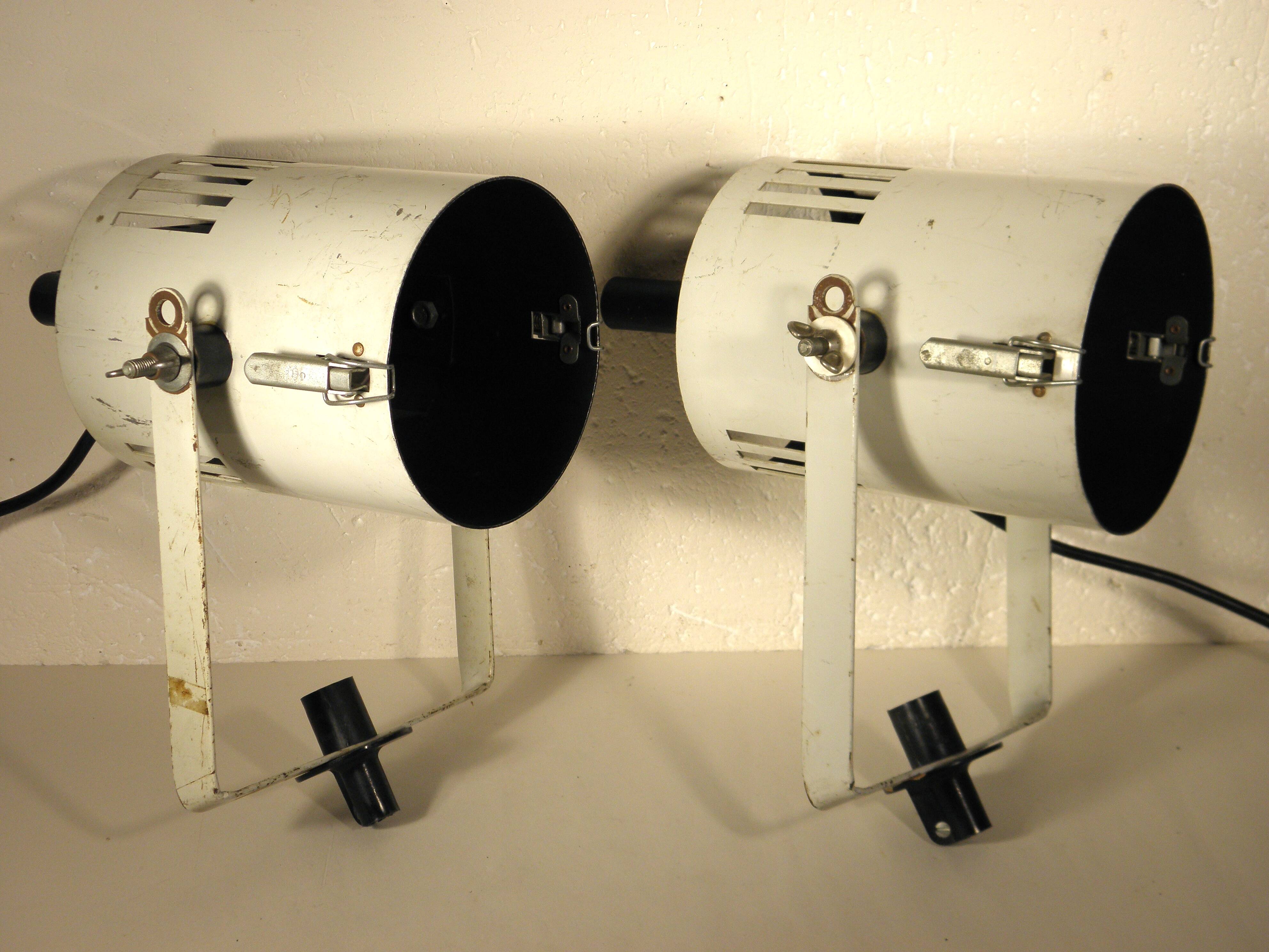 Pair of Lita studio spotlights 1970