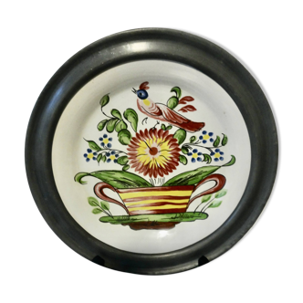 Desvres rooster plate