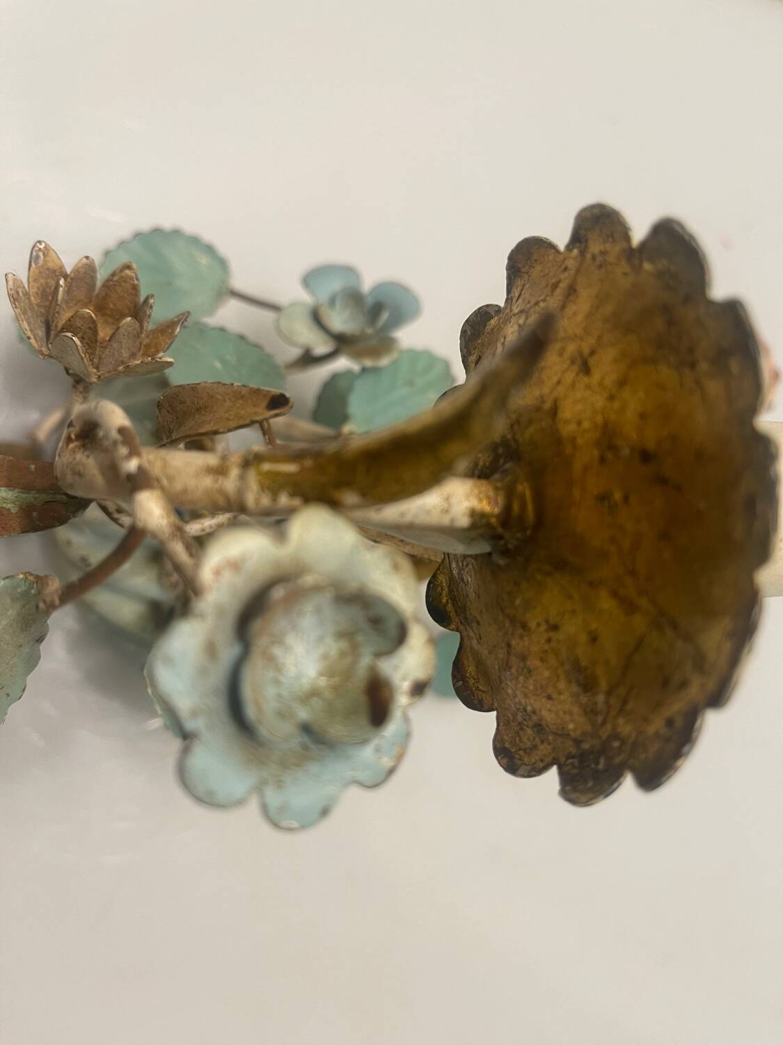 Italian Single Tole Sconce 1950’s