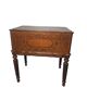 Marquetry silverware cabinet