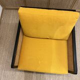 Set of two Red edition cane armchairs