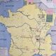 Old Rossignol school map "progress in transport/industry"