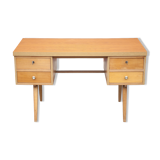 German 60s office in beech wood, compass feet