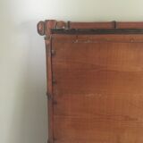 Ancient bamboo-style wood mirror