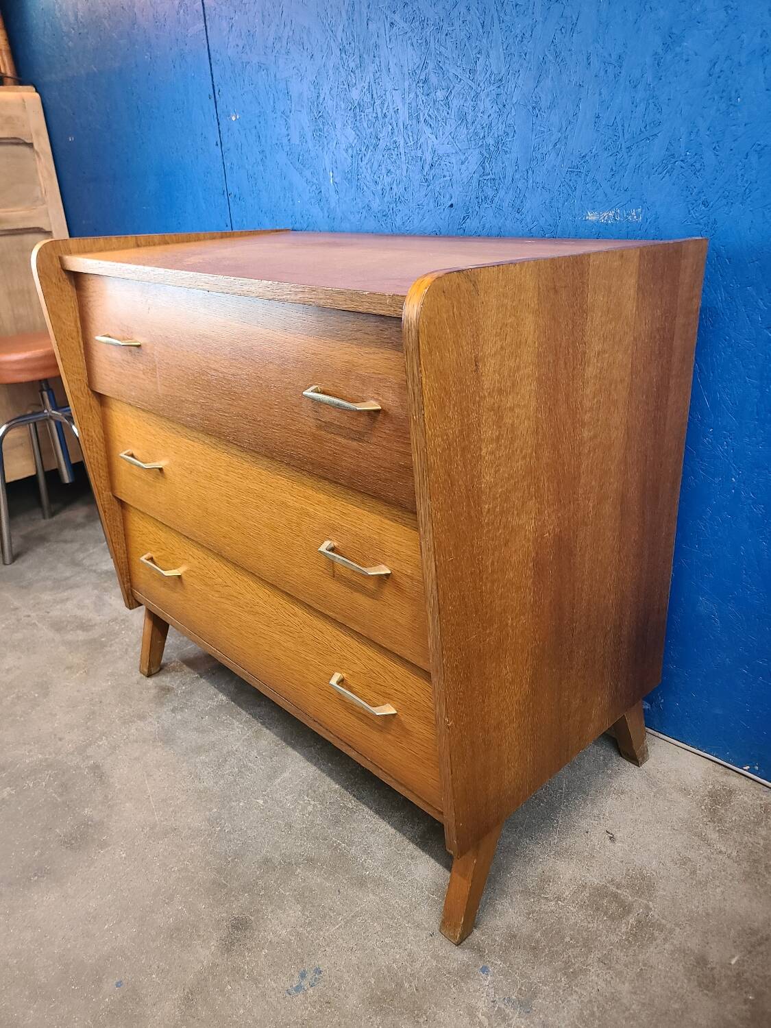 Vintage Scandinavian style chest of drawers. 60s