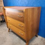 Vintage Scandinavian style chest of drawers. 60s