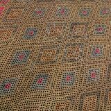 6x8 Mustard & Yellow Vintage Kilim Rug, 184x245Cm