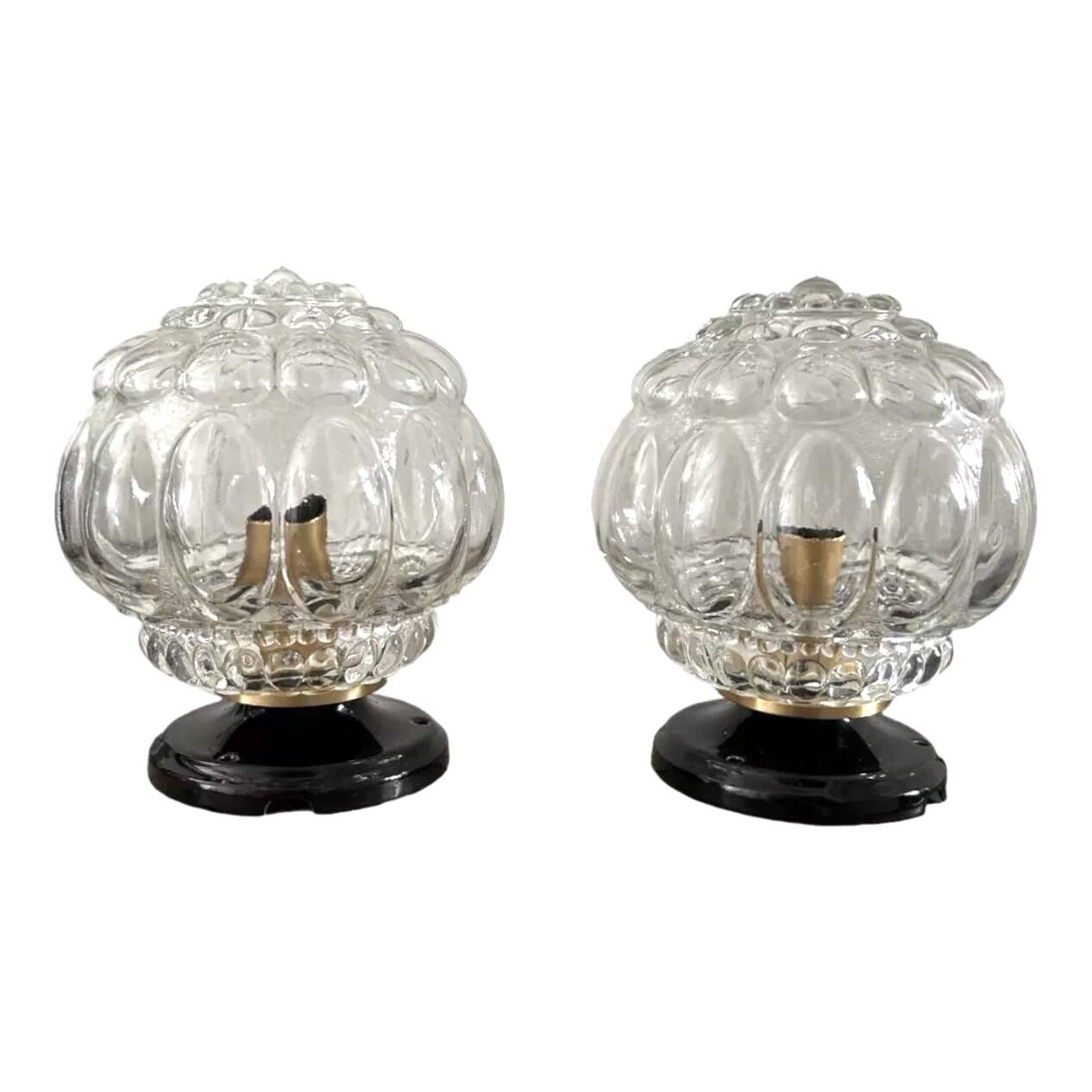 Maire d’appliques murales globe