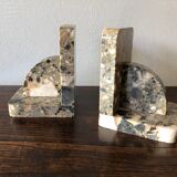 Old marble bookends