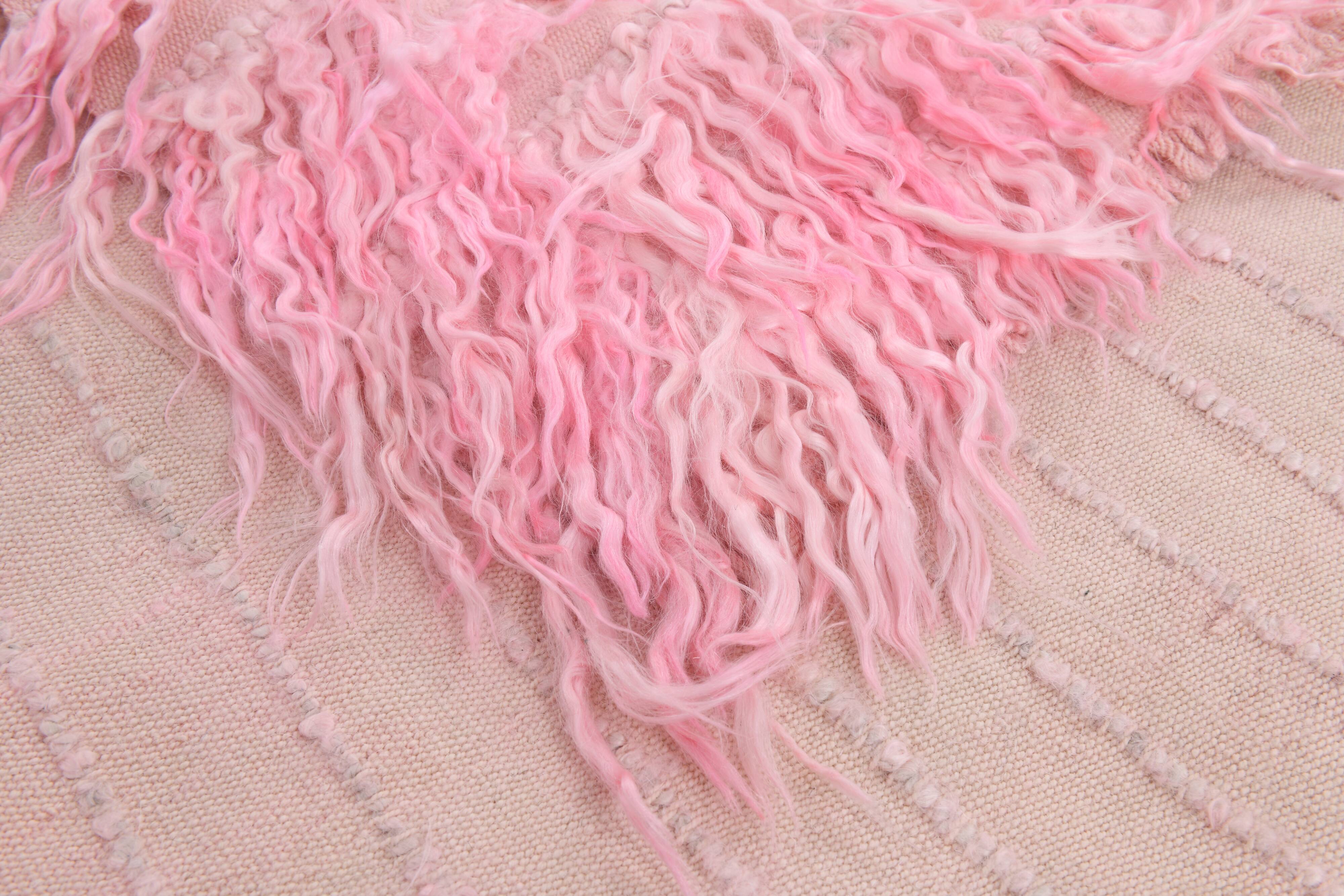 3x10 Dusty Pink Vintage Runner Rug 98x314Cm