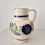 Pichet à eau, vase en grès vintage de style portugais