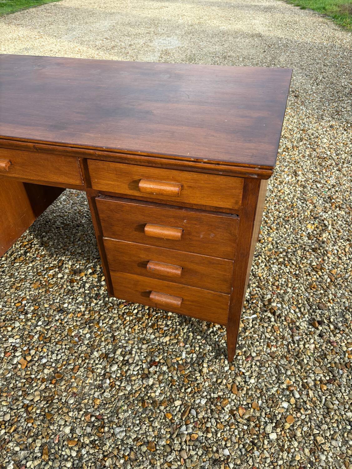 Scandinavian style wooden desk