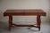 Art Deco dining table in teak, with butterfly extension, Danish cabinetmaker, 1940s.