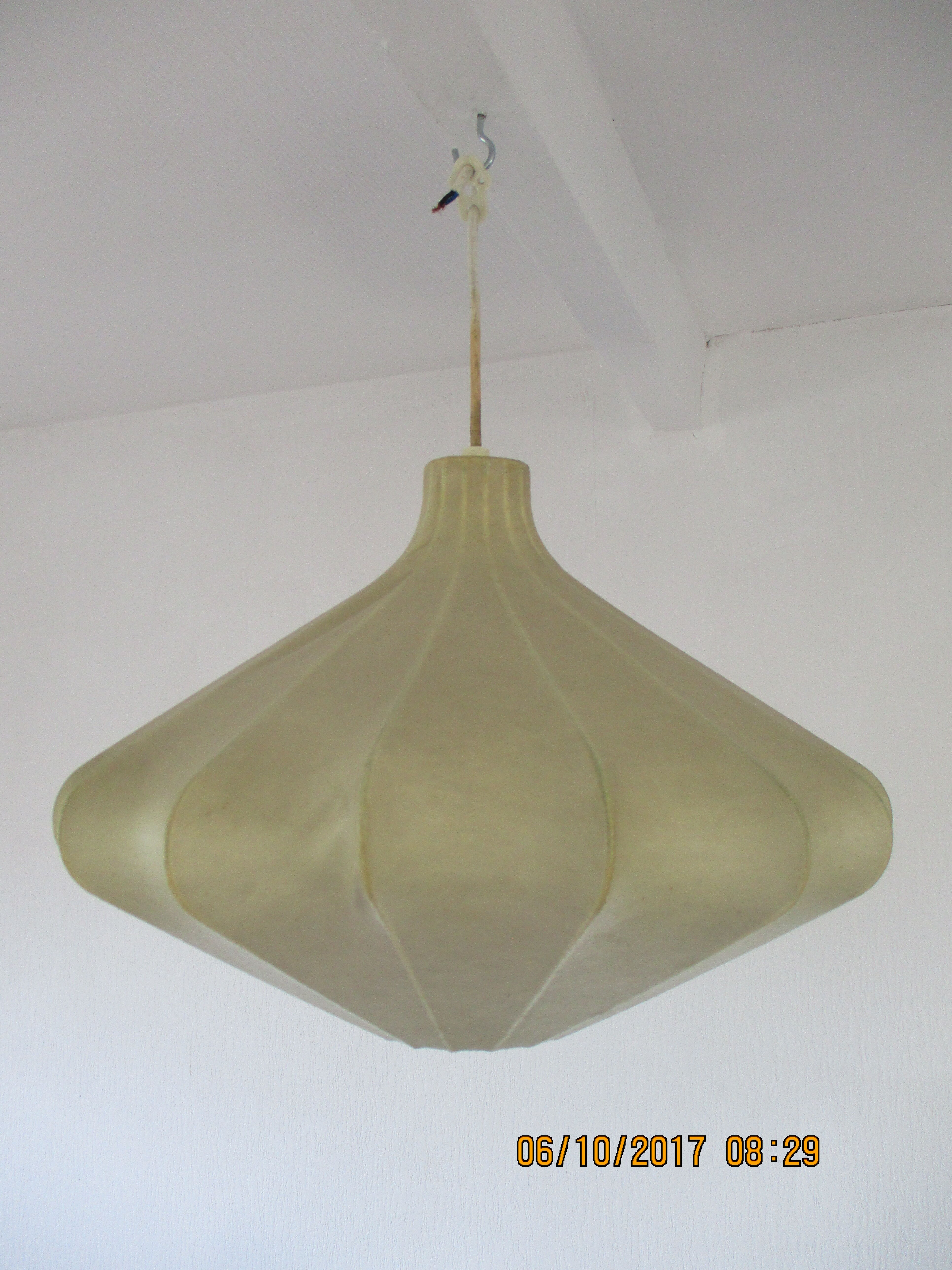 Pendant lamp Cocoon design Goldkant Leuchten 60s - 70s