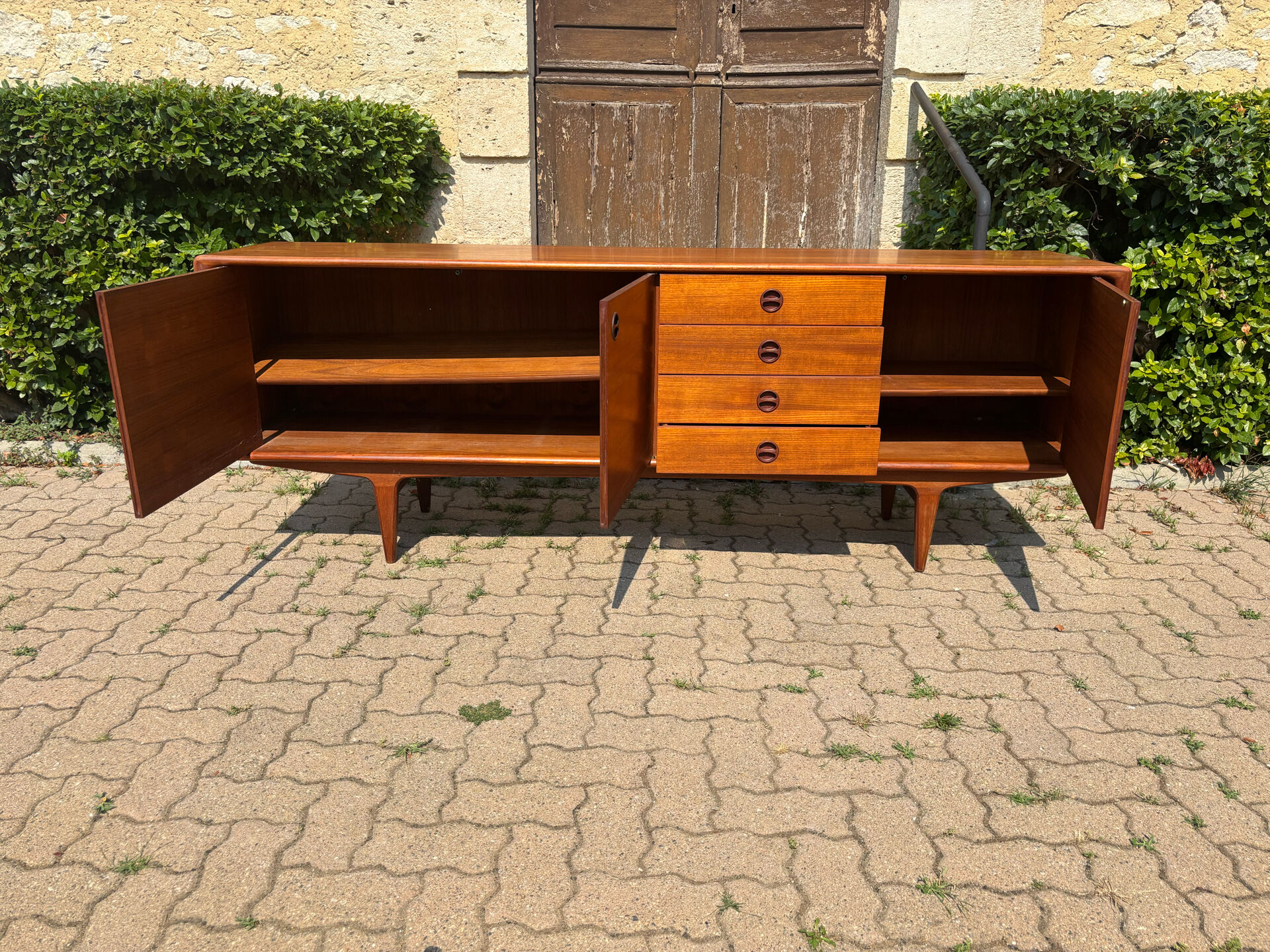 Vintage Scandinavian teak enfilade – 1960s/70s