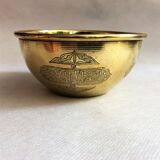 Set of 3 bowls in orient chiseled brass