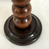 Art Deco lamp in turned wood from the 1930s