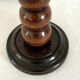 Art Deco lamp in turned wood from the 1930s
