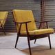 Pair of boomerang armchairs TON Bystřice (Thonet) by Antonin Suman 1960