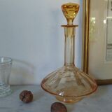 Amber crystal carafe