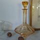 Amber crystal carafe