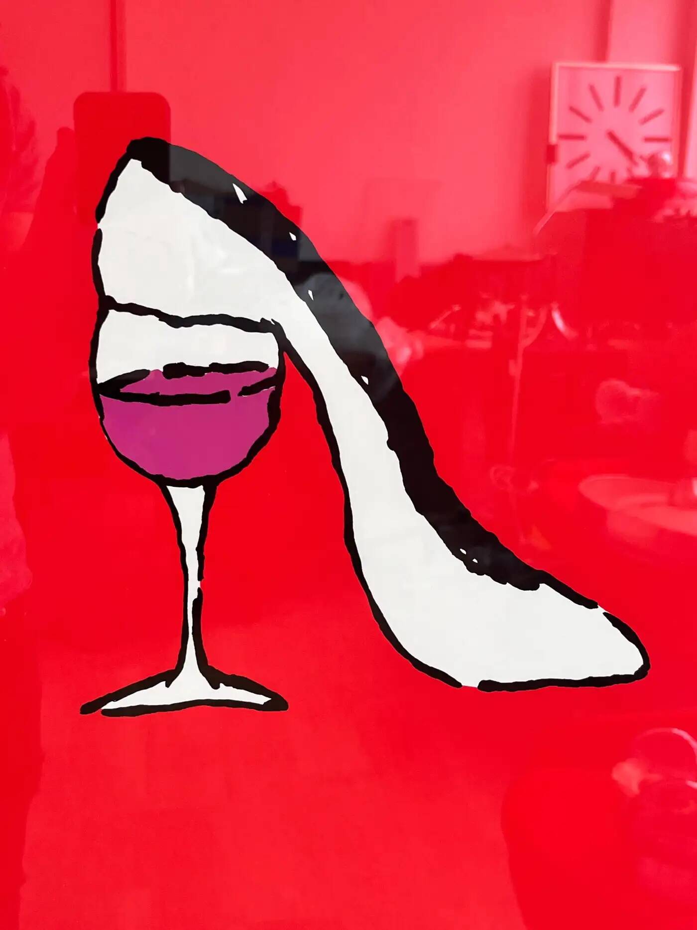 Big original poster by Tomas Salamon - Playboy's world / Baťa, 1992