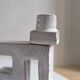1960s crackle ceramic candle holder