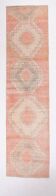 3x12 Pale Red & Brown Vintage Runner Rug, 82x336Cm