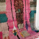 Moroccan Berber carpet Boujaad pink with colorful patterns 304x201cm