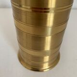 Vintage cigarette holder 1960 golden dispenser box - 14 x 7 cm