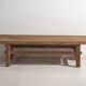Table basse ancienne en bois de pin – Chine, circa 1930