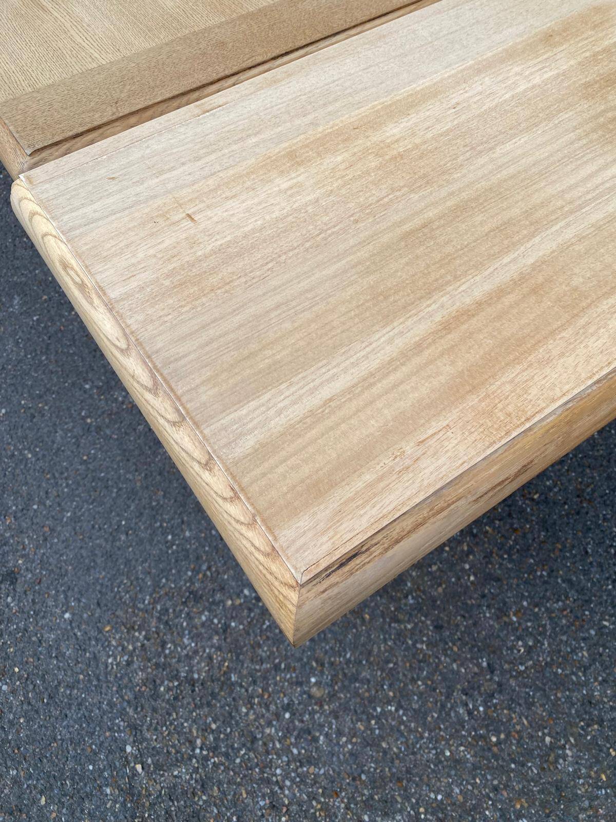 Table à manger de ferme extensible rénovée en bois 260cm