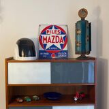 Plaque émaillée piles Mazda