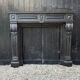 Large Napoleon III fireplace in black Belgian marble, circa 1880