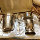 Silver-plated birth set