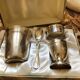 Silver-plated birth set