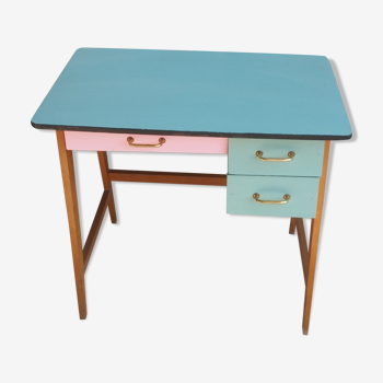 Bureau enfant scandinave pastel