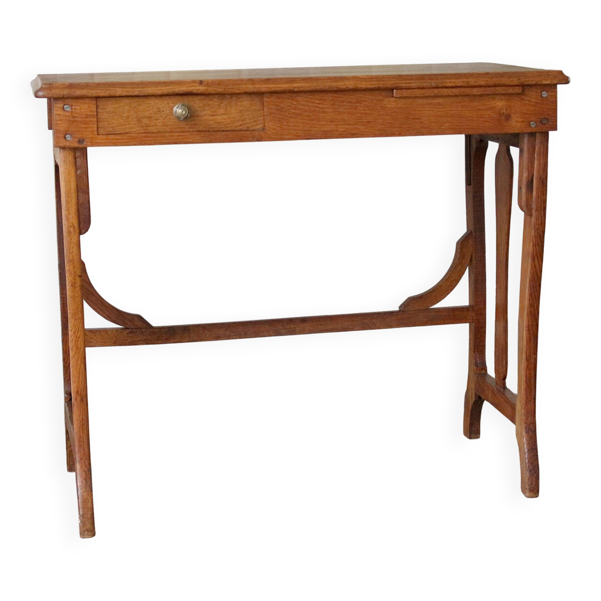 Exceptional: 19th century oak serving trolley, comes from the Senate