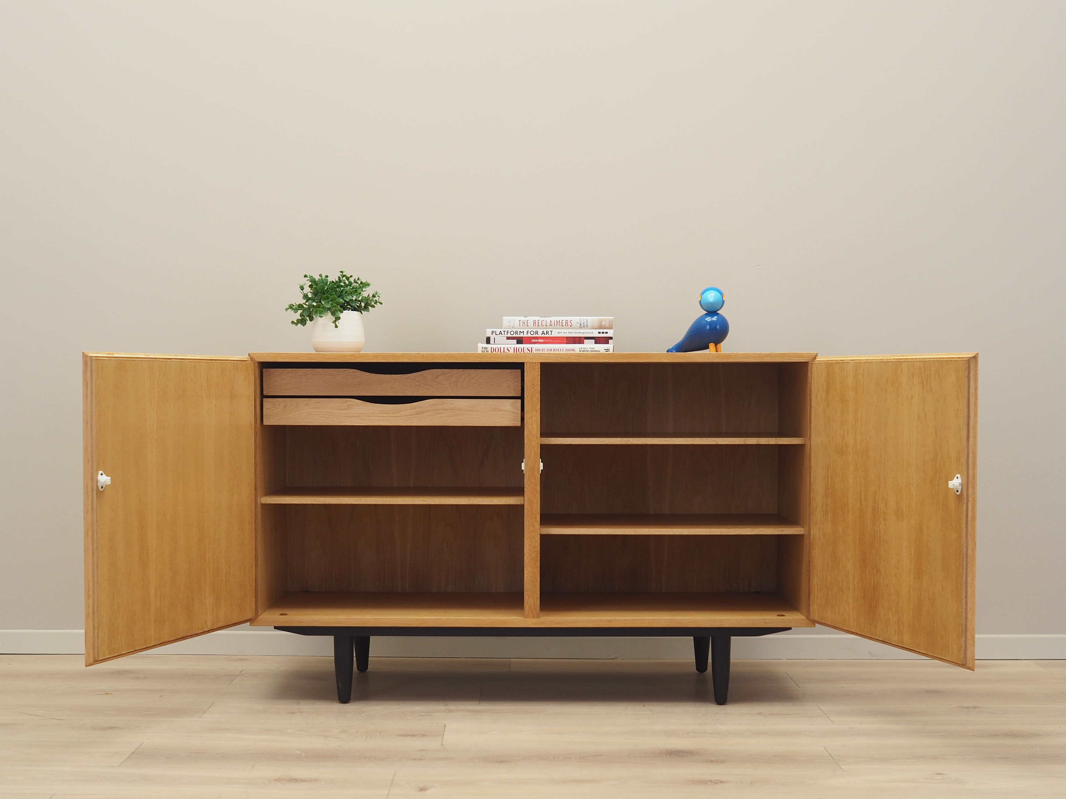 Ash cabinet, Danish design, 1970s by Omann Jun