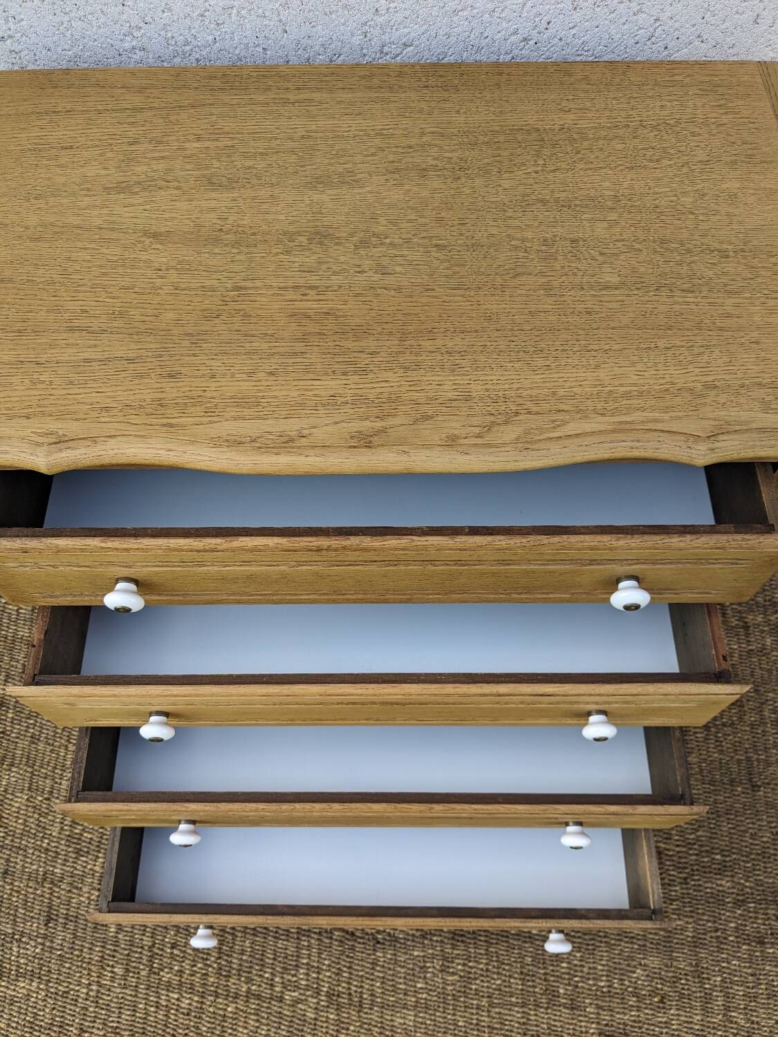 Oak chest of 4 drawers