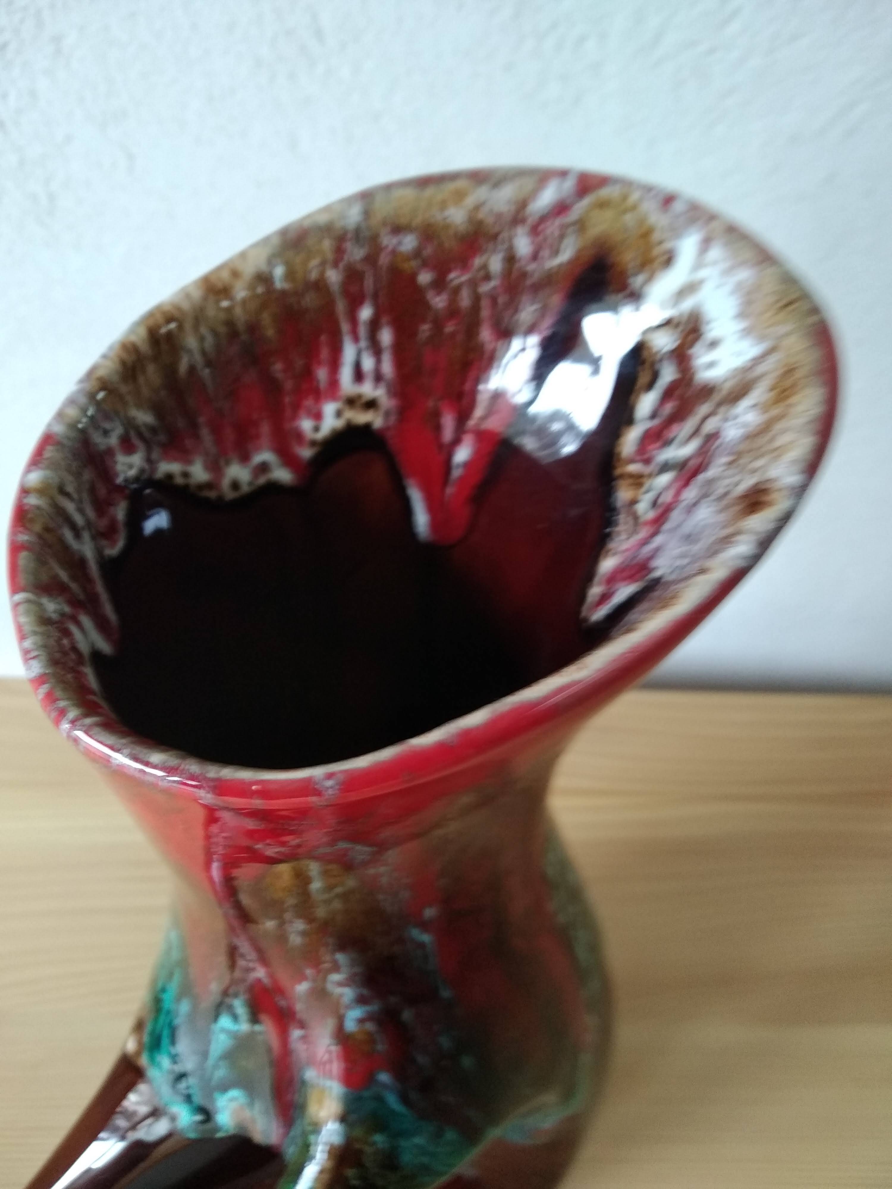 Vintage Vallauris ceramic vase