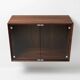 Poul Cadovius Wall Mounted Glass Cabinet By CADO, 1960s.
