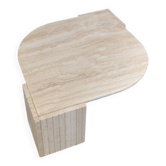 Table basse oeil travertin