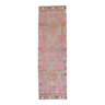 3x10 Pale Pink Turkish Runner Rug, 90x293Cm